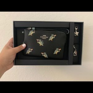 NWT Coach Boxed Wrislet w/ Party Owl Print